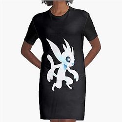 Ori and the Will of the Wisps Game Fan Art and The Blind Forest Action Game Graphic T-Shirt Dress