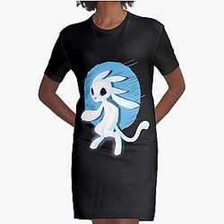 Ori the Will of Wisps white Character Graphic T-Shirt Dress