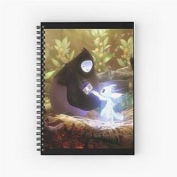 Ori and the Will of the Wisps Game the Blind Forest Action Game Geek Spiral Notebook