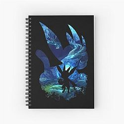 Poster Ori and the Will of the Wisps art Spiral Notebook