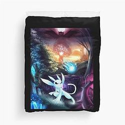 Poster Ori and the Wisps character Duvet Cover