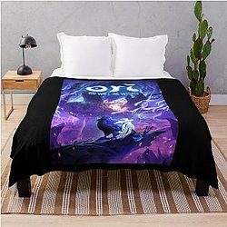 Poster Ori and the Will of Wisps Color Throw Blanket