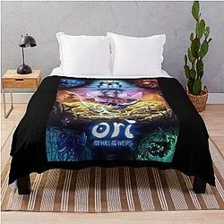 Ori and the Will of the Wisps metroidvania Throw Blanket