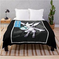 Poster Ori and the Will of Wisps so cute Throw Blanket