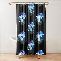 Ori and the Blind Forest Fly Ori and the Will of the Wisps Game Shower Curtain