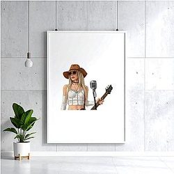 Shredding Solos and Stage Confidence TTPM0602 Orianthi Posters