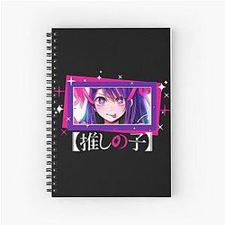 Ai hoshino b4 [oshi no ko] anime oshi no ko.  Spiral Notebook