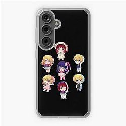 oshi no ko characters pack black version Samsung Galaxy Soft Case