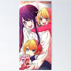 Oshi no ko Ai Aqua and Ruby Poster