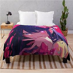 Ai Hoshino - Oshi no Ko FanArt Throw Blanket