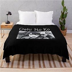 oshi no ko, anime, new anime, anime love, idols, sticker, oshi no ko shirt, Throw Blanket