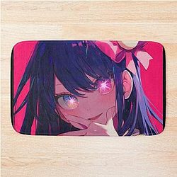 Ai Hoshino - Oshi no Ko FanArt Bath Mat