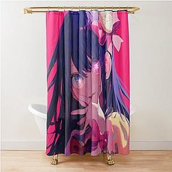 Ai Hoshino - Oshi no Ko FanArt Shower Curtain