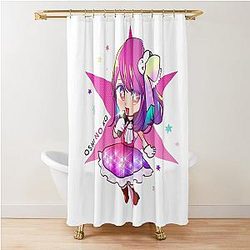 Ai Hoshino Oshi No Ko Shower Curtain