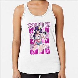 Oshi no ko stickers Racerback Tank Top