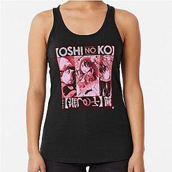 OSHI NO KO ANIME, AI HOSHINO,  推しの子 Racerback Tank Top