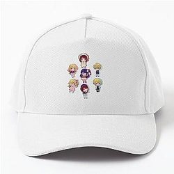 oshi no ko characters pack black version Baseball Cap