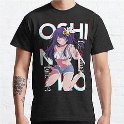She a Beauty - Oshi No Ko ( Ai Hoshino ) on black Active  Classic T-Shirt
