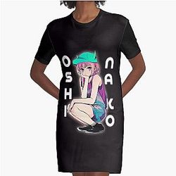 Oshi No Ko Graphic T-Shirt Dress