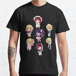 oshi no ko characters pack black version Classic T-Shirt