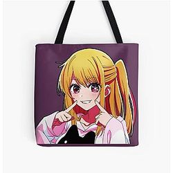 ruby oshi no ko sticker oshi no ko anime decals Ruby Hoshino anime shirt waifu sticker All Over Print Tote Bag