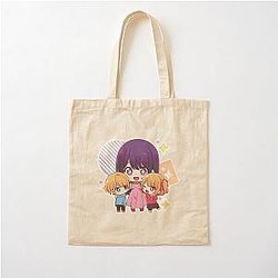 My Idols Child oshi no ko Chibi Ai with Baby Hoshino Ruby Aqua Cotton Tote Bag