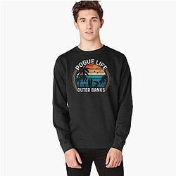 Retro Pogue Life Outer Banks Beach Palm Tree Sweatshirt Premium Merch Store