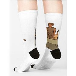 Outer Banks Pogues Kiara Jj John B And Pope In Black Outline Sock Premium Merch Store