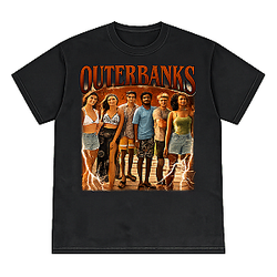 TV Series Comfort Colors DTNk2505 Black Outer Banks T-Shirt
