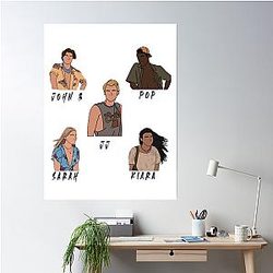 Outer Banks Cast John B Jj Kira Pop Sarah Poster Premium Merch Store