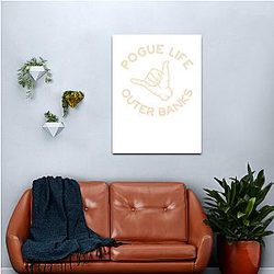 Pogue Life Outer Banks Surfs Up Canvas Print Premium Merch Store