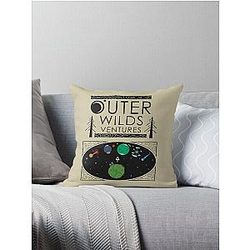 Outer Wilds Ventures Handbook Throw Pillow