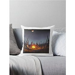 Outer wilds forest Throw Pillow