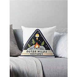 Outer Wilds Ventures Logo Throw Pillow