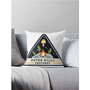 Outer Wilds Ventures Logo Throw Pillow