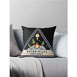 Outer Wilds Ventures Logo Throw Pillow