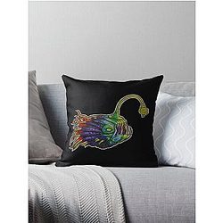 Outer Wilds Alien Anglerfish  	 Throw Pillow