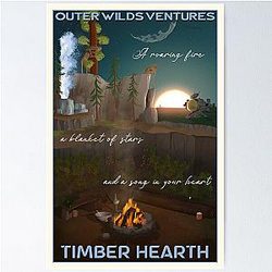 Outer Wilds - Timber Hearth Travel Poster Poster