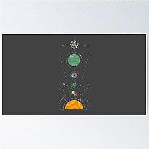 Outer Wilds Hearthian System Map Poster