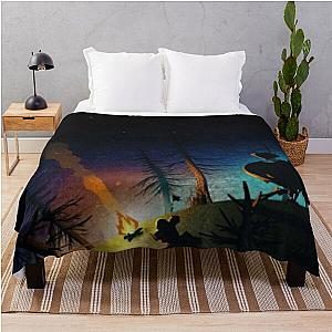 An illustration of Outer Wilds Throw Blanket