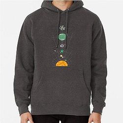 Outer Wilds Hearthian System Map Pullover Hoodie