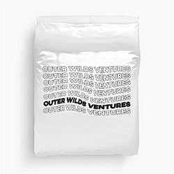 Outer Wilds Ventures (black) Duvet Cover