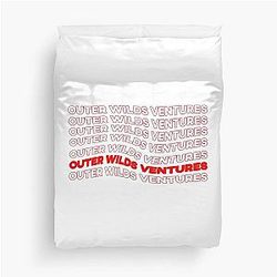 Outer Wilds Ventures (red) Duvet Cover