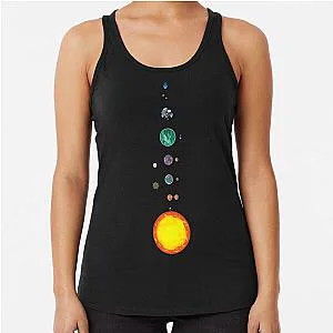 Outer Wilds Ship Log Map Racerback Tank Top