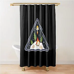 Outer Wilds™ - Outer Wilds Ventures (Logo) Zipped Hoodie Shower Curtain
