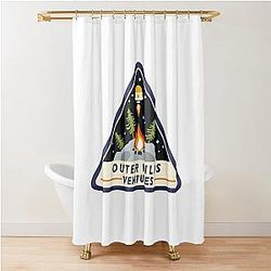 Outer Wilds Ventures Logo Shower Curtain