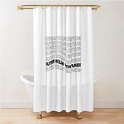 Outer Wilds Ventures (black) Shower Curtain