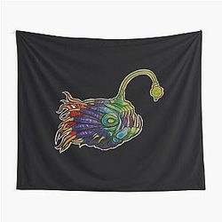Outer Wilds Alien Anglerfish  	 Tapestry