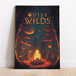 Frameless KL1501 Outer Wilds Wall Arts