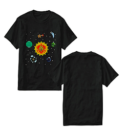 Universal game Planet DTNK2402 Outer Wilds T-Shirts